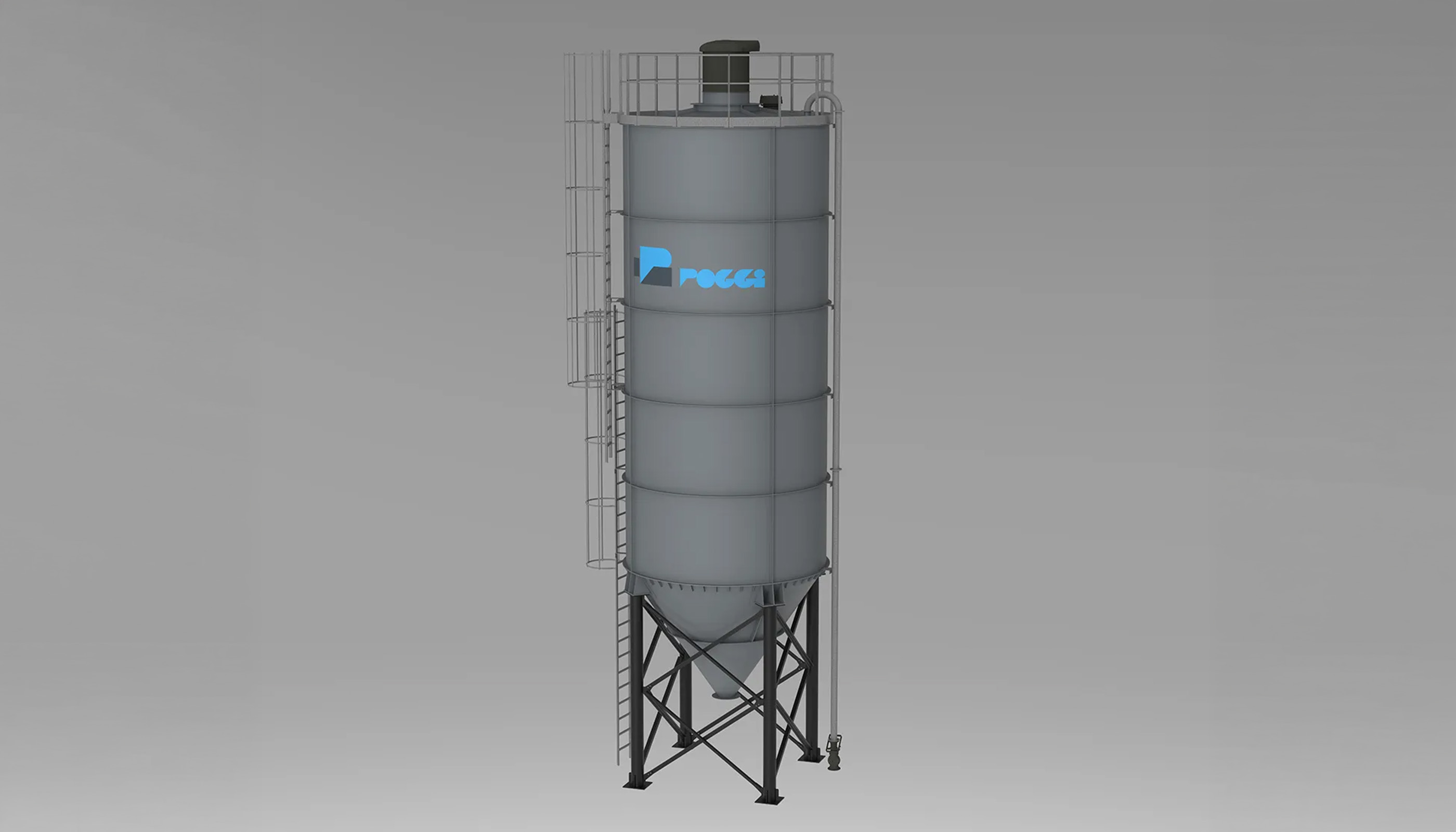 Silos verticales en paneles Poggi